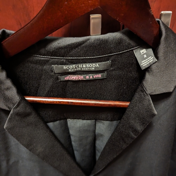 Scotch & Soda Black Shirt Dress - Picture 2 of 2